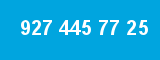 927 445 77 25 927 445 77 25